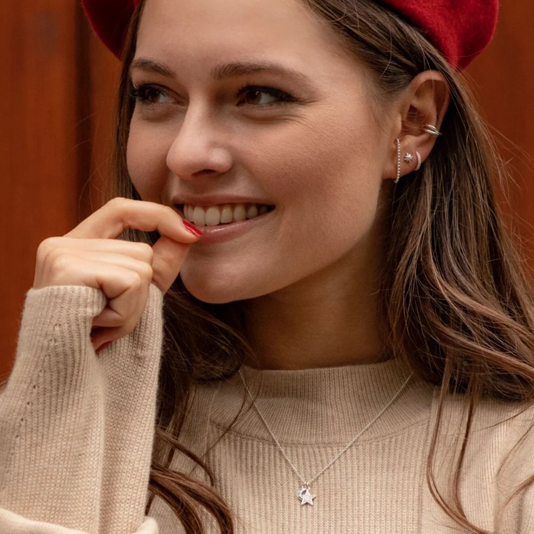 Thomas Sabo Star korvakoru, hopeaa, H2144-051-14 - Image 3