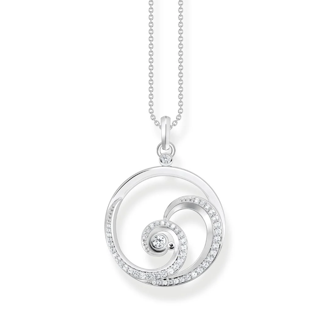 Thomas Sabo Wave kaulakoru, hopeaa, KE2143-051-14-L45V