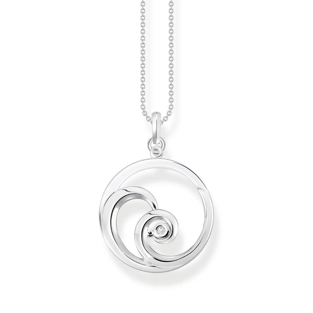 Thomas Sabo Wave kaulakoru, hopeaa, KE2143-051-14-L45V - Image 2