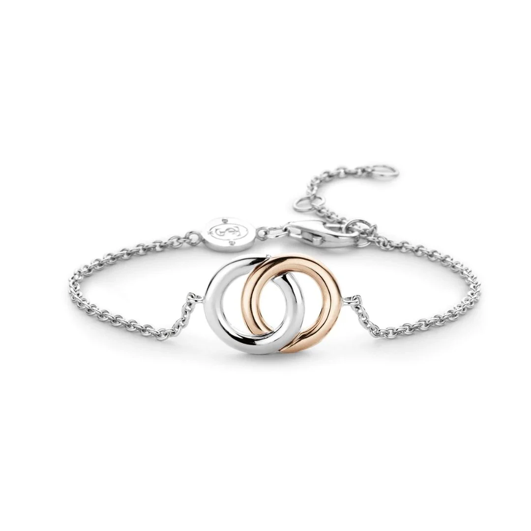 TI SENTO rannekoru, hopeaa ja ruusukullattua hopeaa, 2790SR