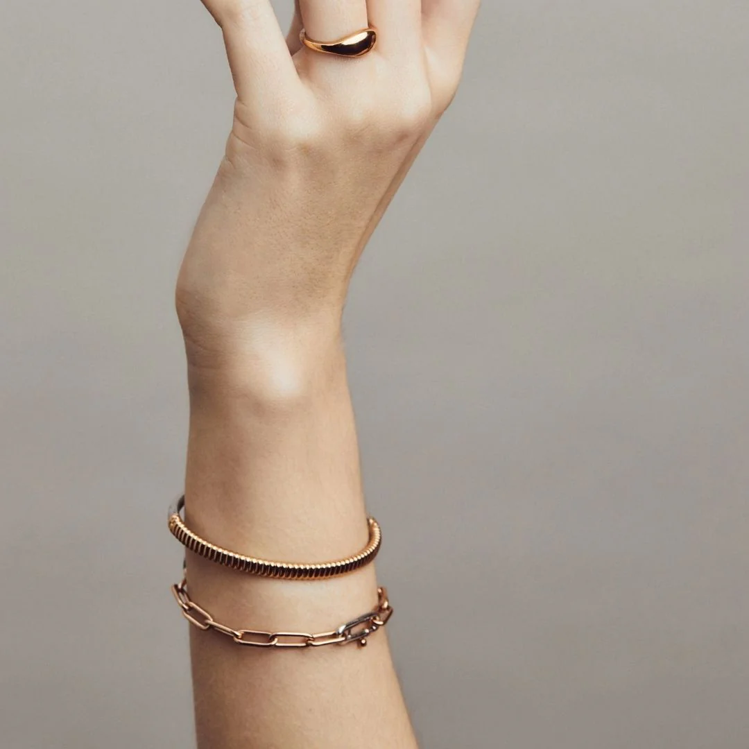 TI SENTO, rannekoru, hopeaa ja ruusukullattua hopeaa, 2956SR - Image 3