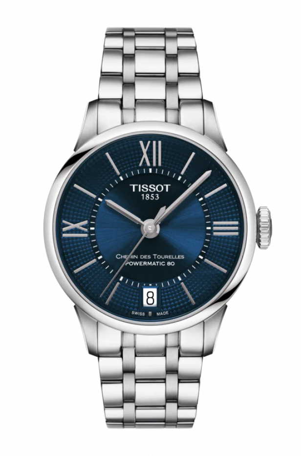 Tissot Chemin Des Tourelles Powermatic 80 Lady T099.207.11.048.00, naisten rannekello