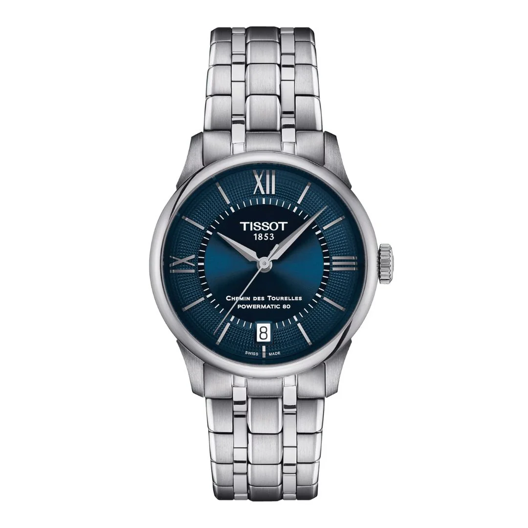 Tissot Chemin des Tourelles Powermatic 80, T1392071104800, rannekello