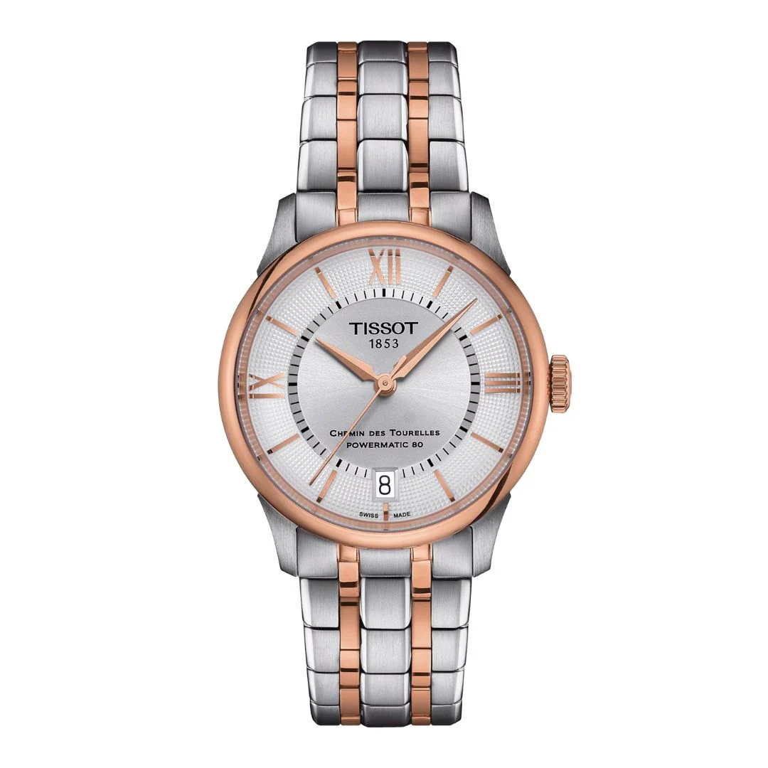 Tissot Chemin des Tourelles Powermatic 80, T1392072203800, rannekello