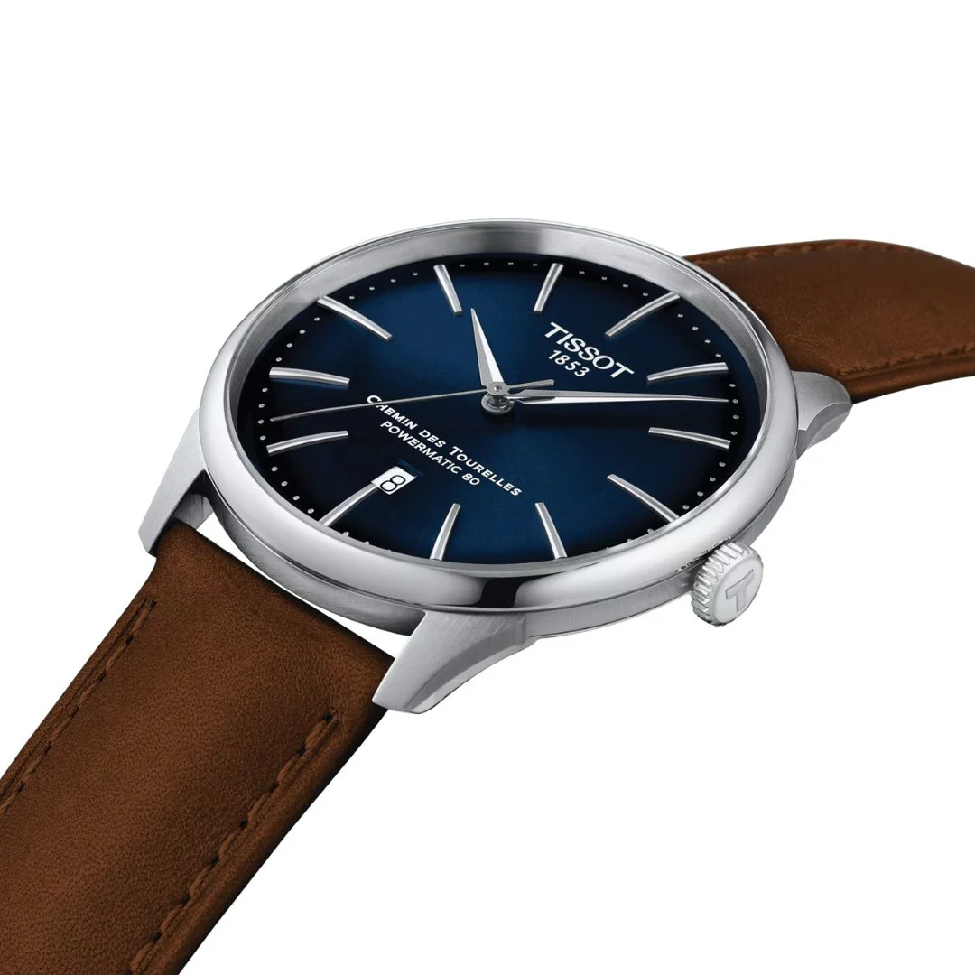 Tissot Chemin des Tourelles Powermatic 80, T1394071604100, rannekello - Image 2
