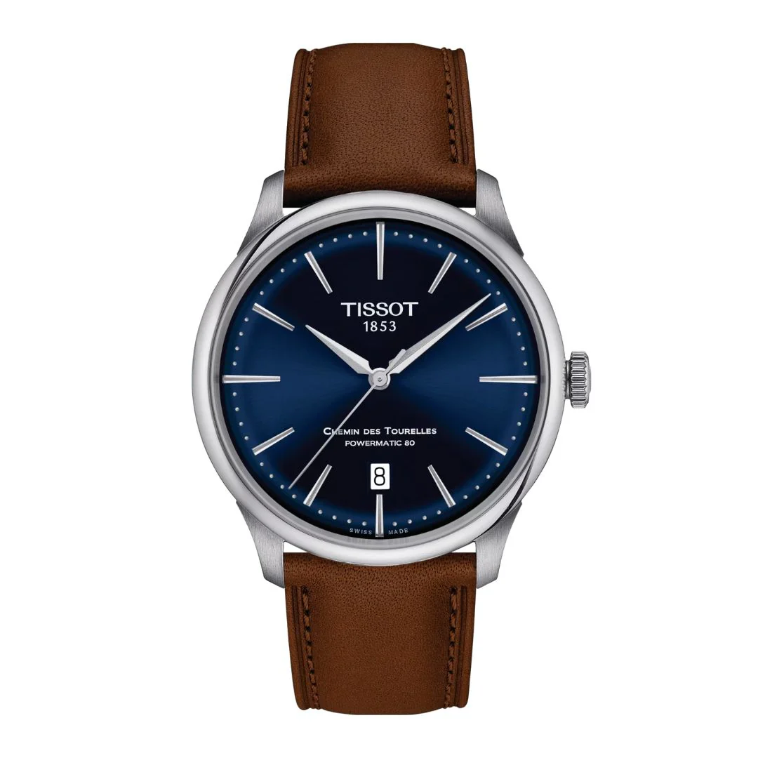 Tissot Chemin des Tourelles Powermatic 80, T1398071604100, rannekello