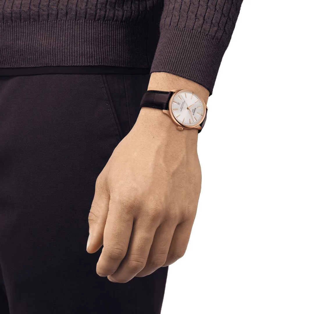 Tissot Chemin des Tourelles Powermatic 80, T1398073603100, rannekello - Image 4