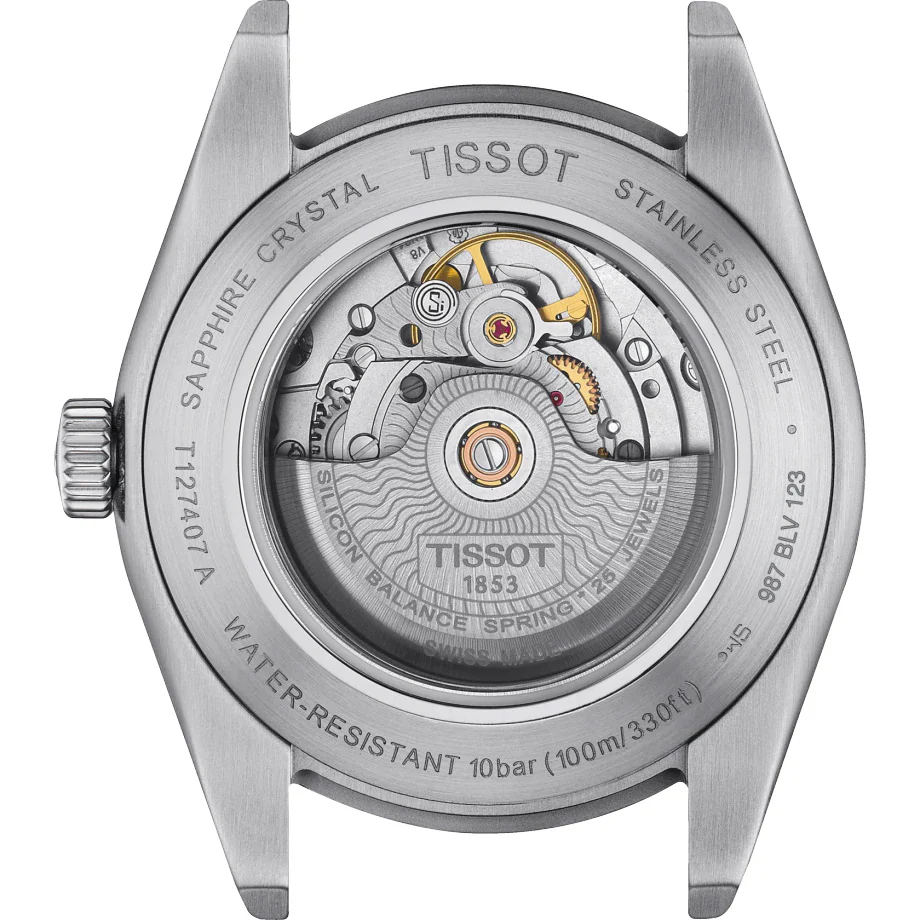 Tissot Gentleman Powermatic 80 Silicium T127.407.16.041.01, miesten rannekello - Image 4