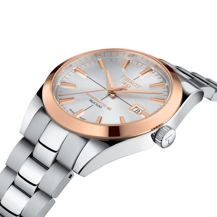 Tissot Gentleman Powermatic 80 Silicium T927.407.41.031.00 18K kulta, miesten rannekello - Image 3
