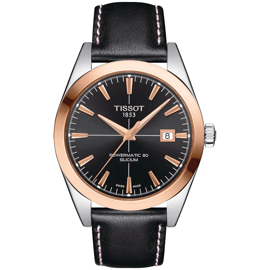 Tissot Gentleman Powermatic 80 Silicium T927.407.46.051.00 18K kulta, miesten rannekello