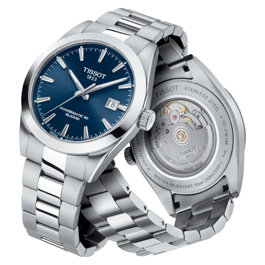 Tissot Gentleman Powermatic 80 Silicium T127.407.11.041.00, miesten rannekello - Image 3