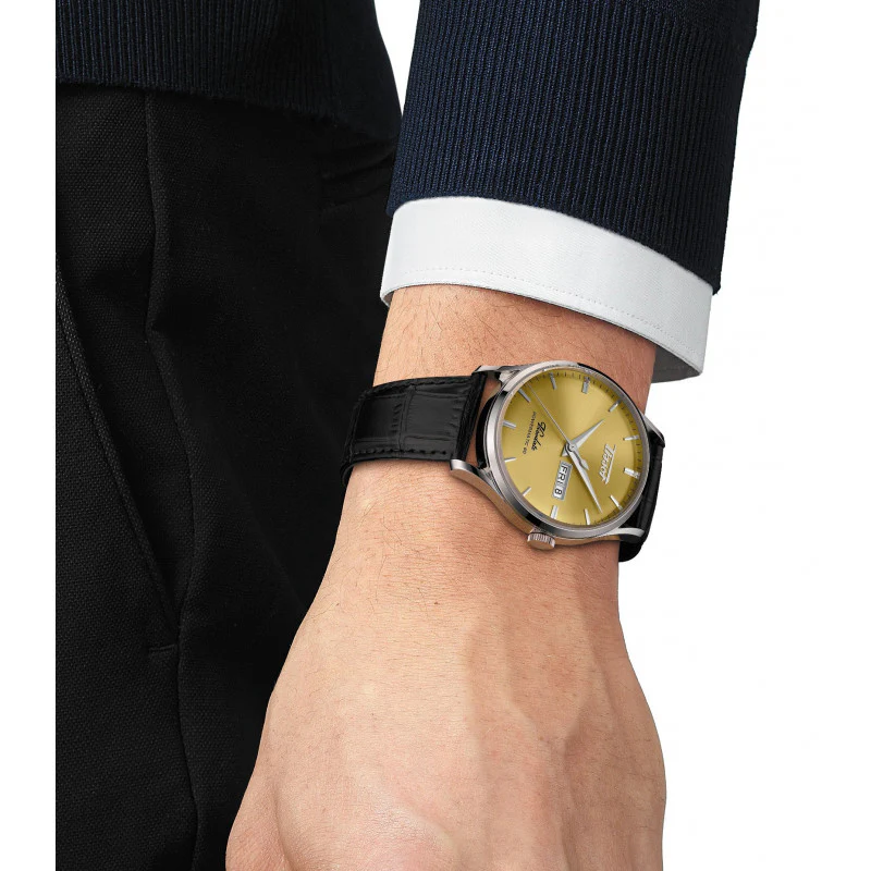 Tissot Heritage Visodate Powermatic 80 rannekello T118.430.16.021.00 - Image 2