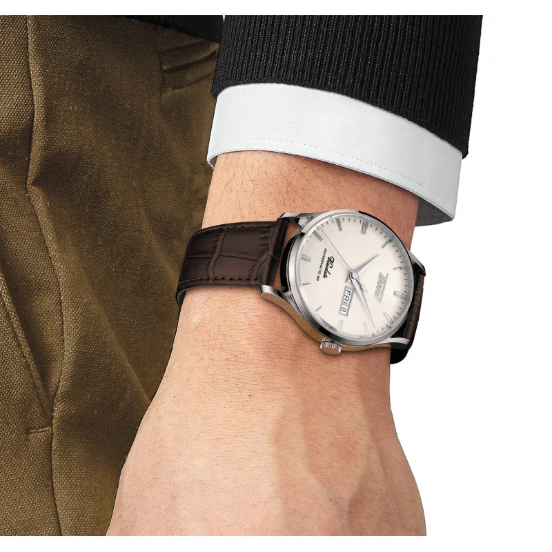 Tissot Heritage Visodate Powermatic 80 rannekello T118.430.16.271.00 - Image 2