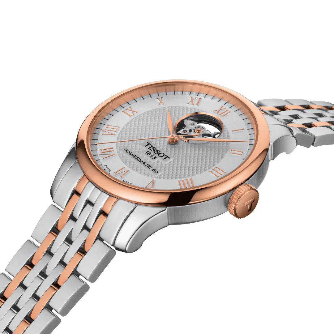 Tissot Le Locle Powermatic 80 Open Heart T0064072203302 rannekello - Image 3