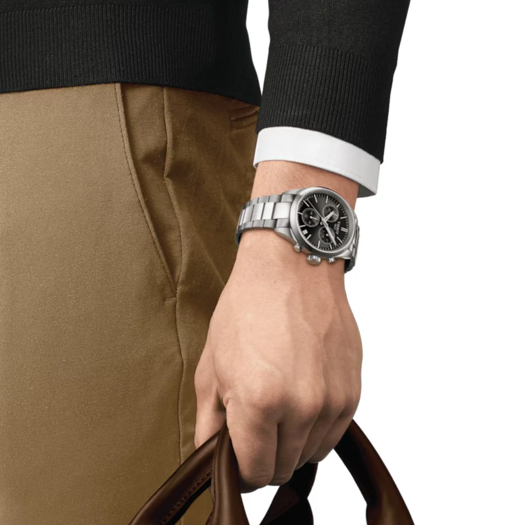 Tissot PR 100 Chronograph  T1504171109100 rannekello - Image 5