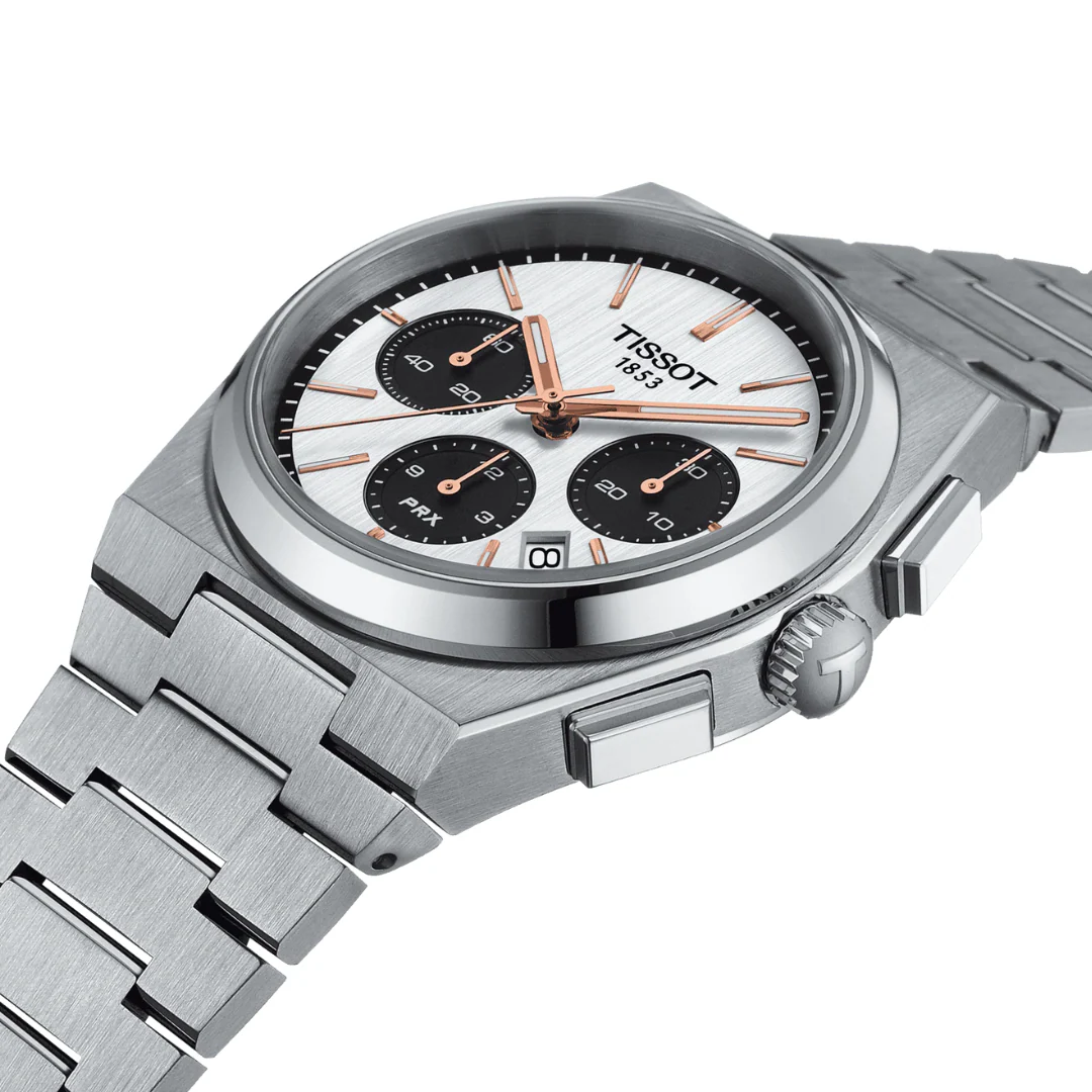 Tissot PRX Automatic Chronograph, 42 mm, T1374271101100 rannekello - Image 3