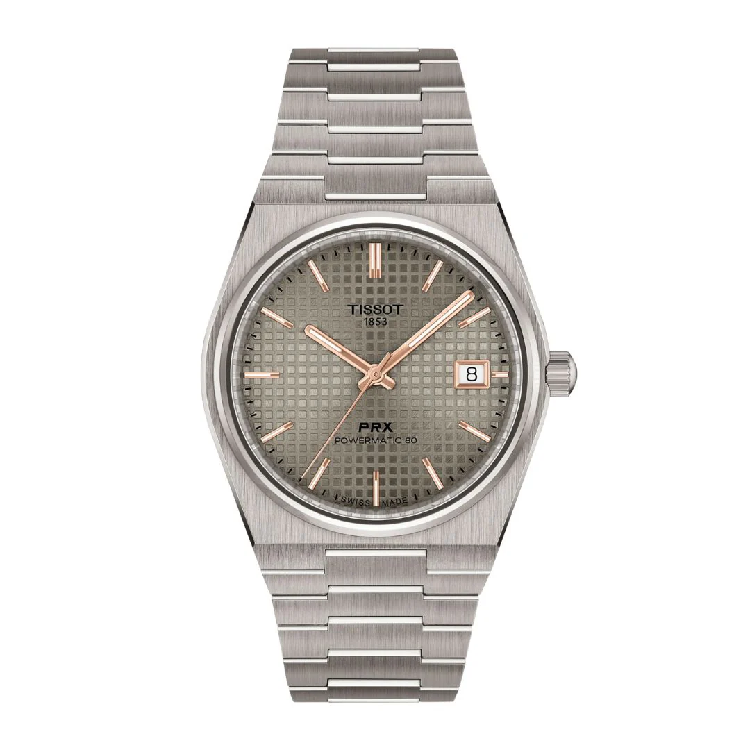 Tissot PRX Powermatic 80, titaani, 38 mm, T1378074406100 rannekello