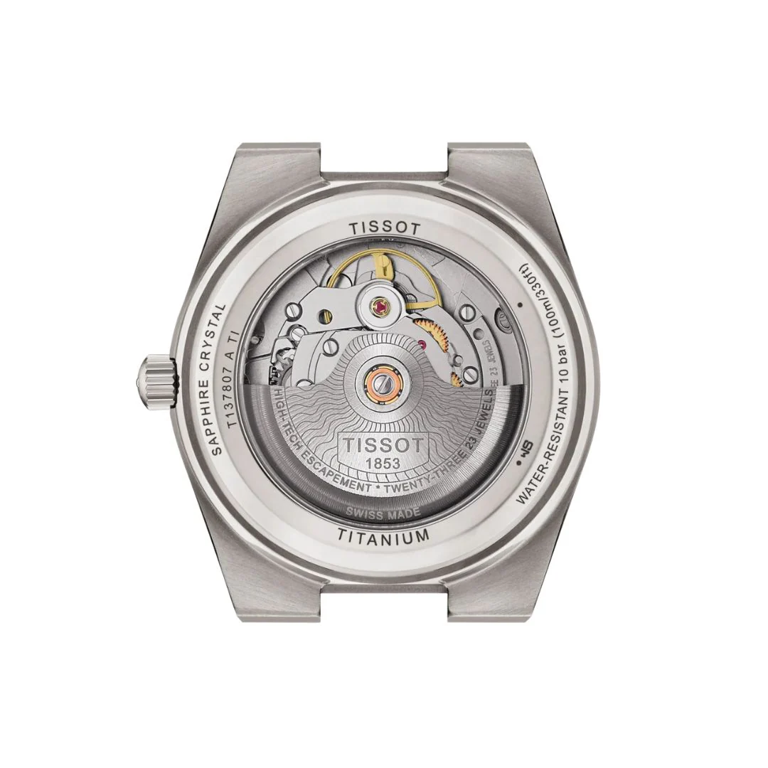 Tissot PRX Powermatic 80, titaani, 38 mm, T1378074406100 rannekello - Image 4