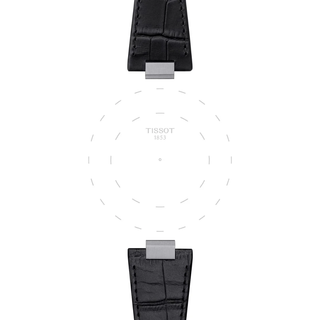 Tissot PRX ranneke, 12 mm, musta nahka, T852047562 - Image 2