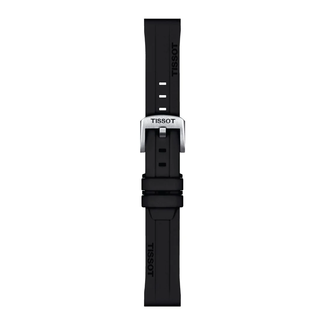 Tissot ranneke, 18 mm, musta silikoni, T852047455 - Image 2