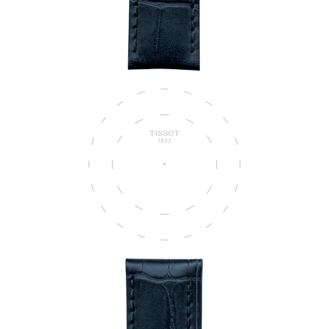 Tissot ranneke, 19 mm, sininen nahka, T852032781 - Image 2