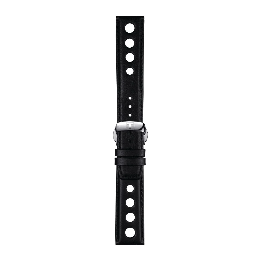 Tissot ranneke, 20 mm, musta nahka, T852037163 - Image 3