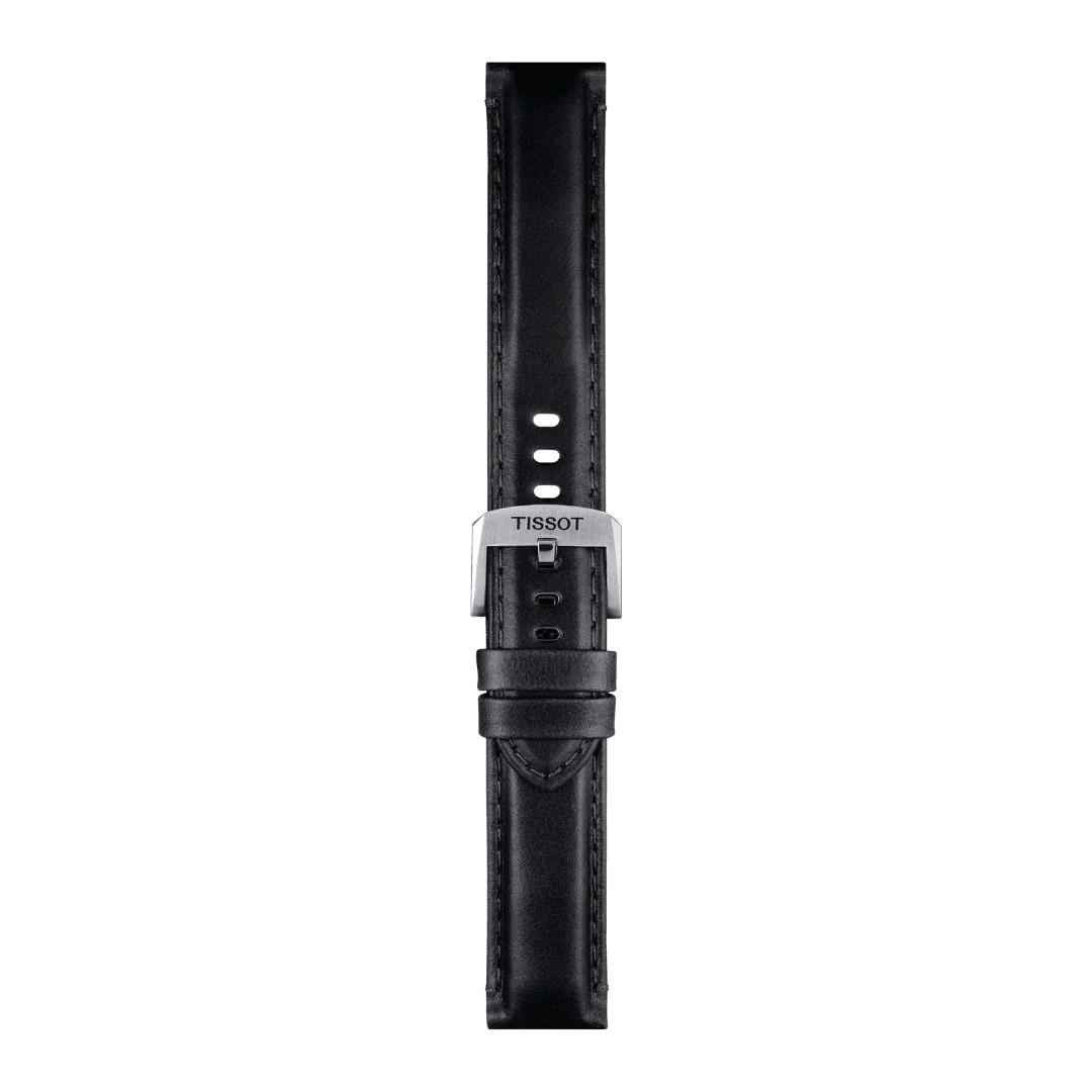 Tissot ranneke, 20 mm, musta nahka, T852046834 - Image 3