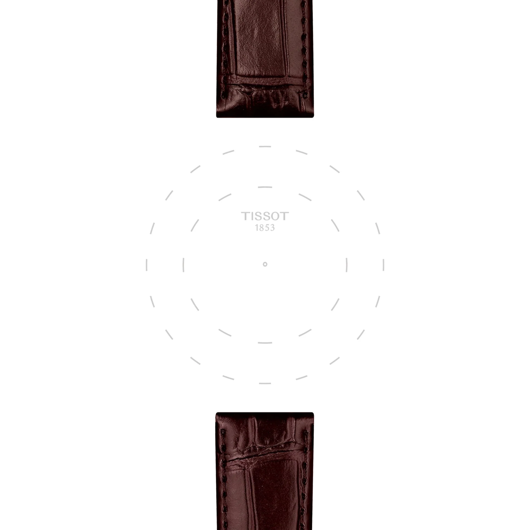 Tissot ranneke, 20 mm, ruskea nahka, T852043014 - Image 2