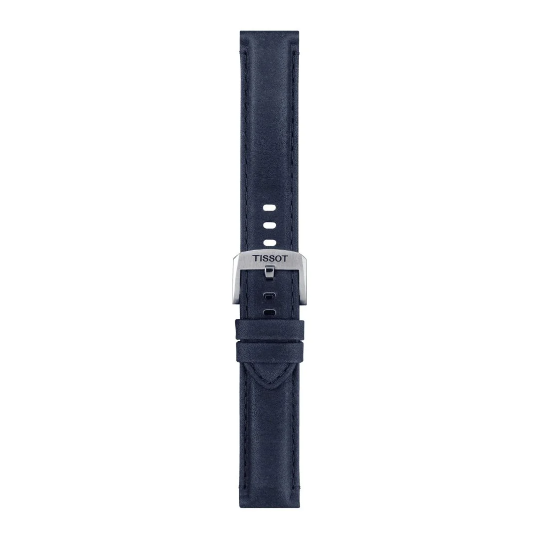 Tissot ranneke, 20 mm, sininen nahka, T852046831 - Image 3