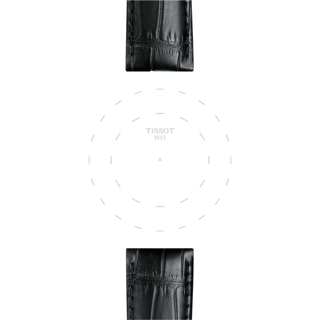 Tissot ranneke, 21 mm, musta nahka, T852035976 - Image 2