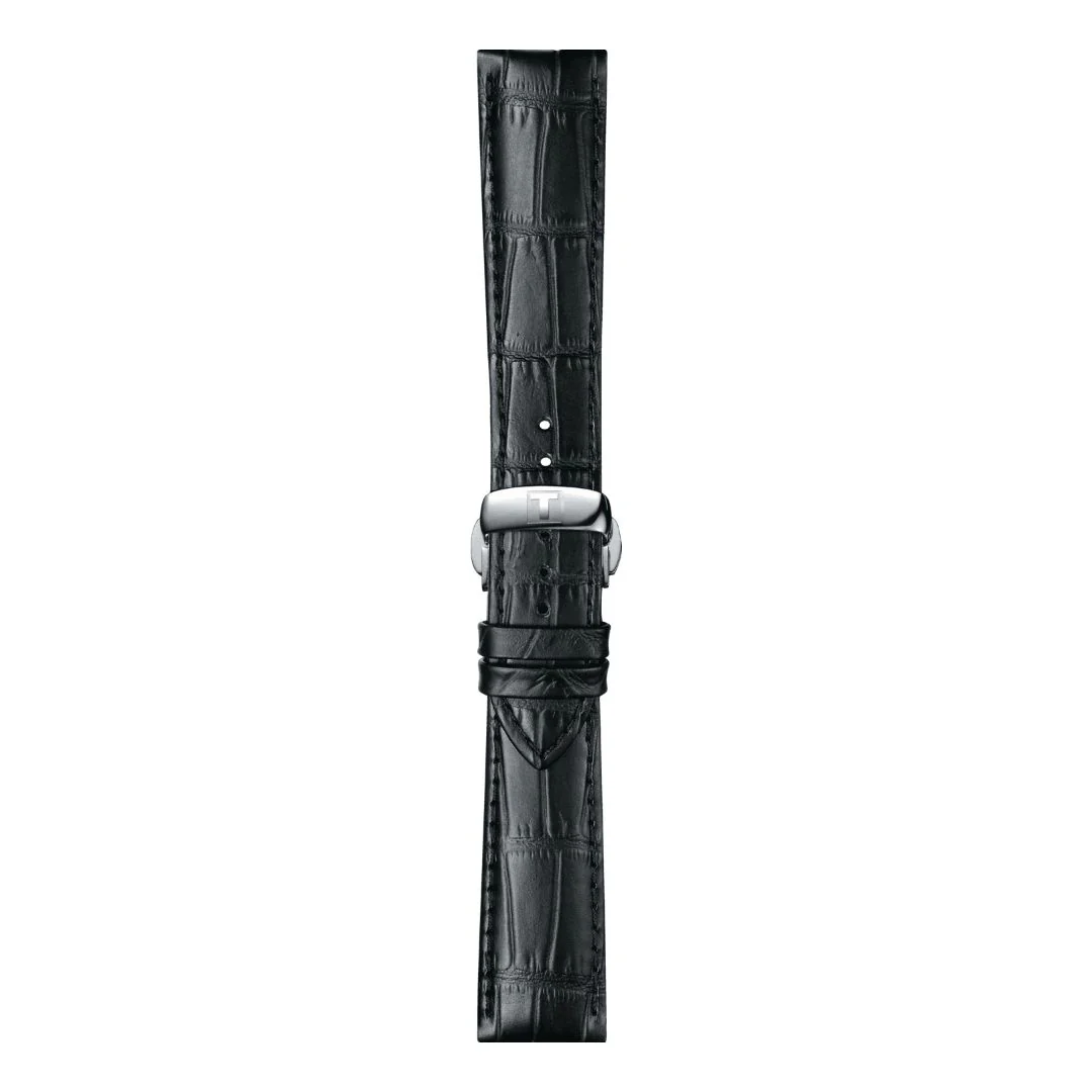 Tissot ranneke, 21 mm, musta nahka, T852035976 - Image 3