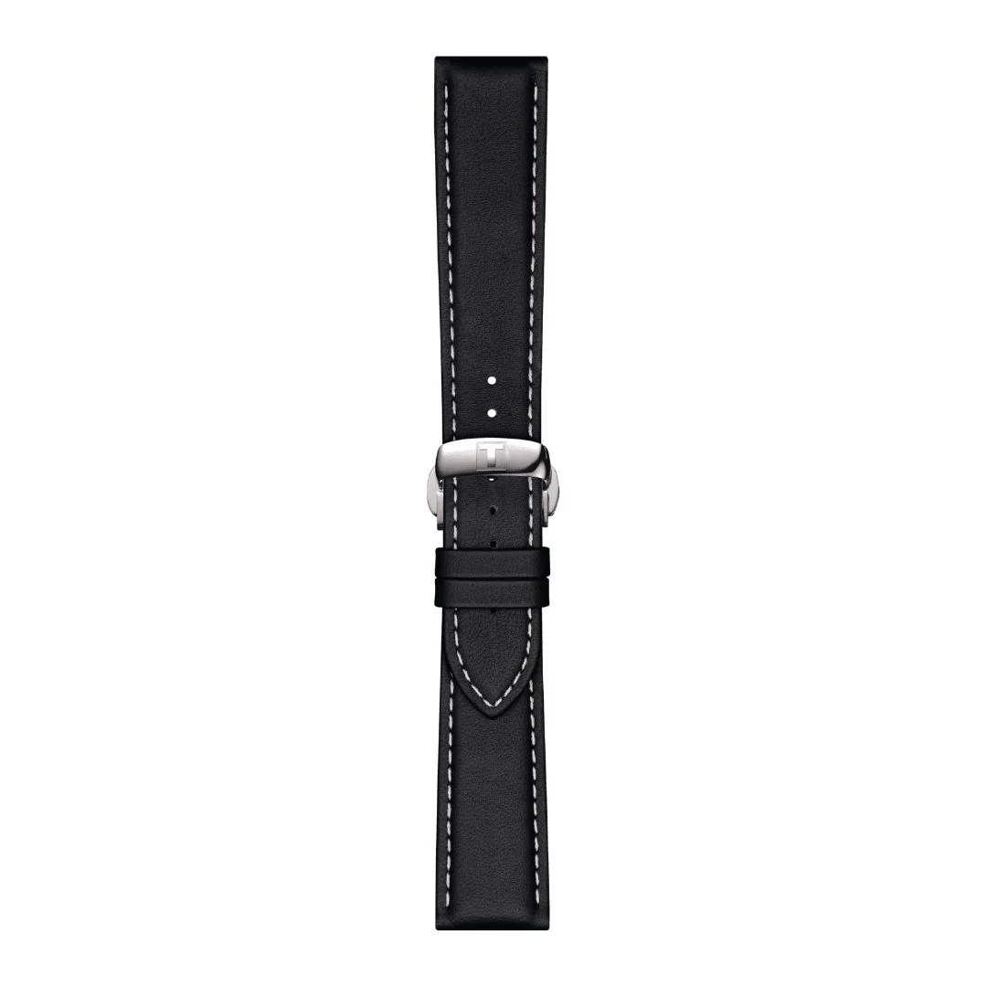 Tissot ranneke, 21 mm, musta nahka, T852044599 - Image 3