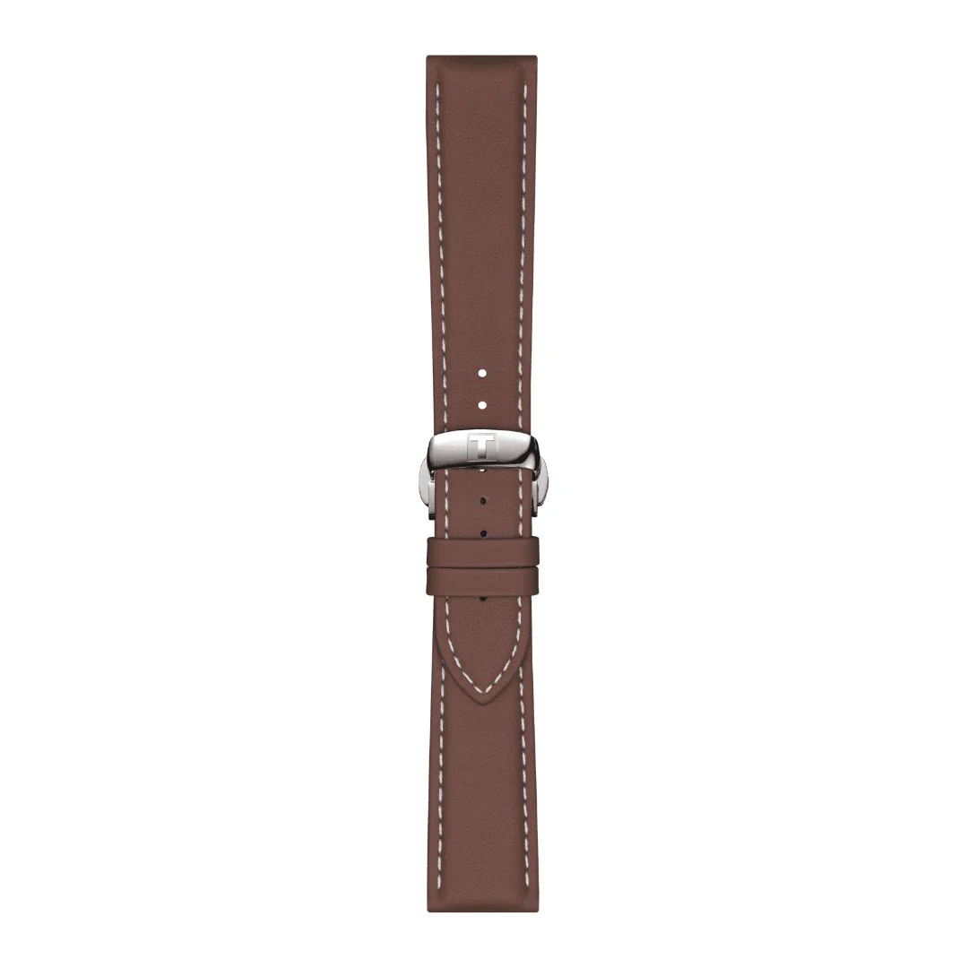 Tissot ranneke, 21 mm, ruskea nahka, T852044597 - Image 3