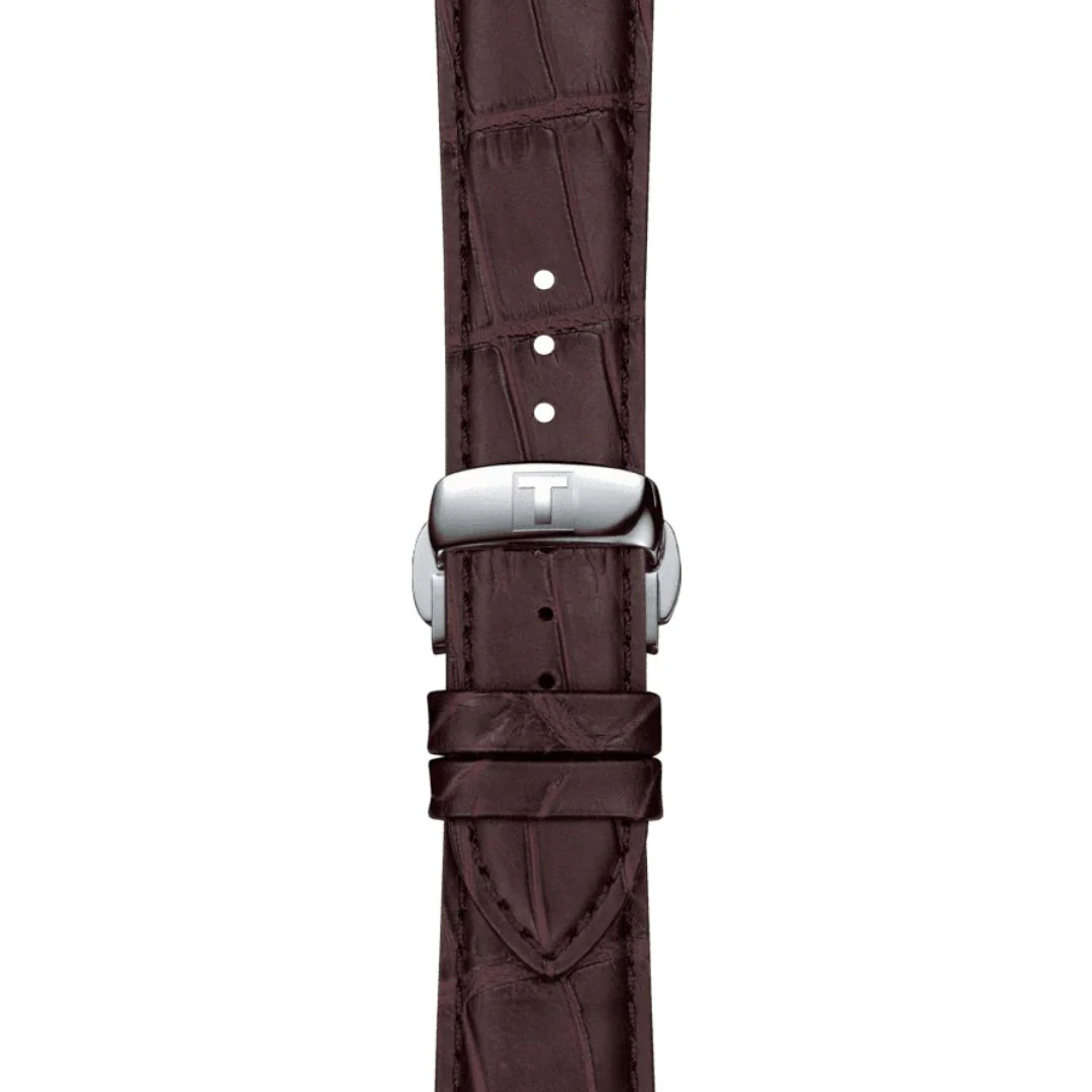 Tissot ranneke, 21 mm, ruskea nahka, T852045399
