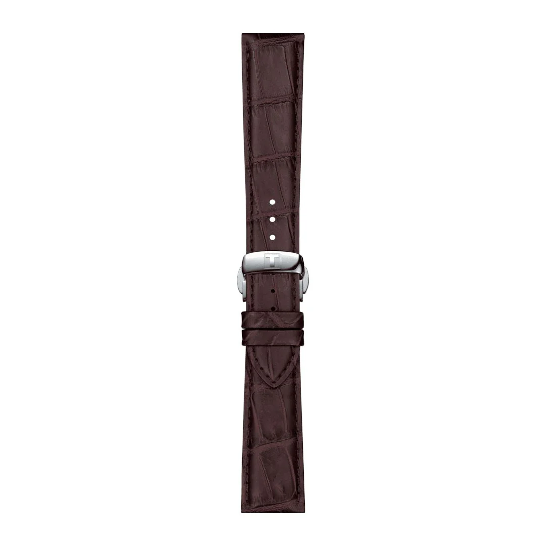 Tissot ranneke, 21 mm, ruskea nahka, T852045399 - Image 2