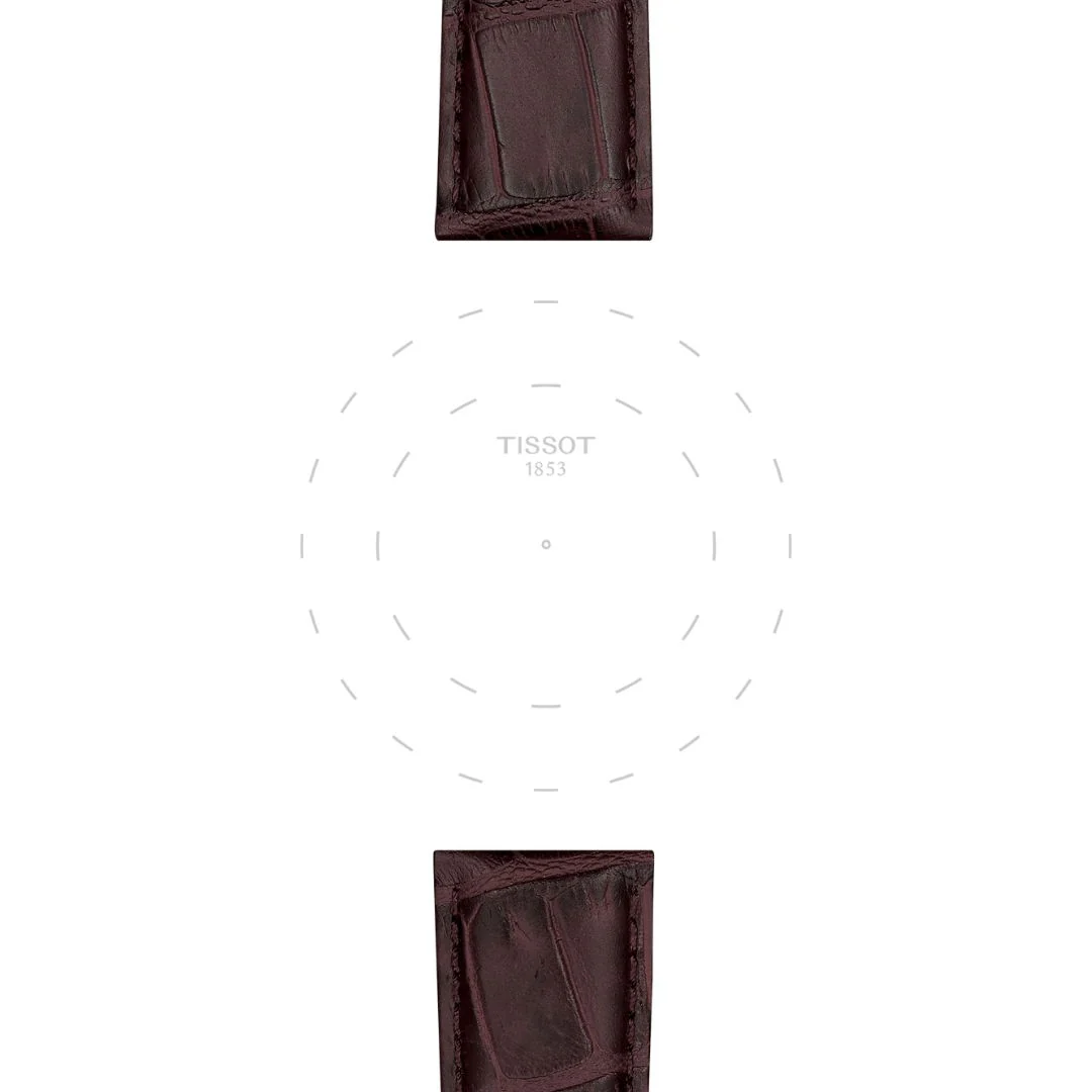 Tissot ranneke, 21 mm, ruskea nahka, T852045399 - Image 3