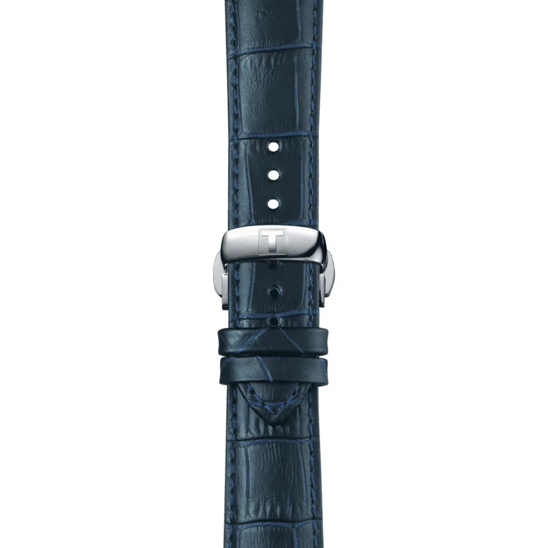 Tissot ranneke, 21 mm, sininen nahka, T852041857
