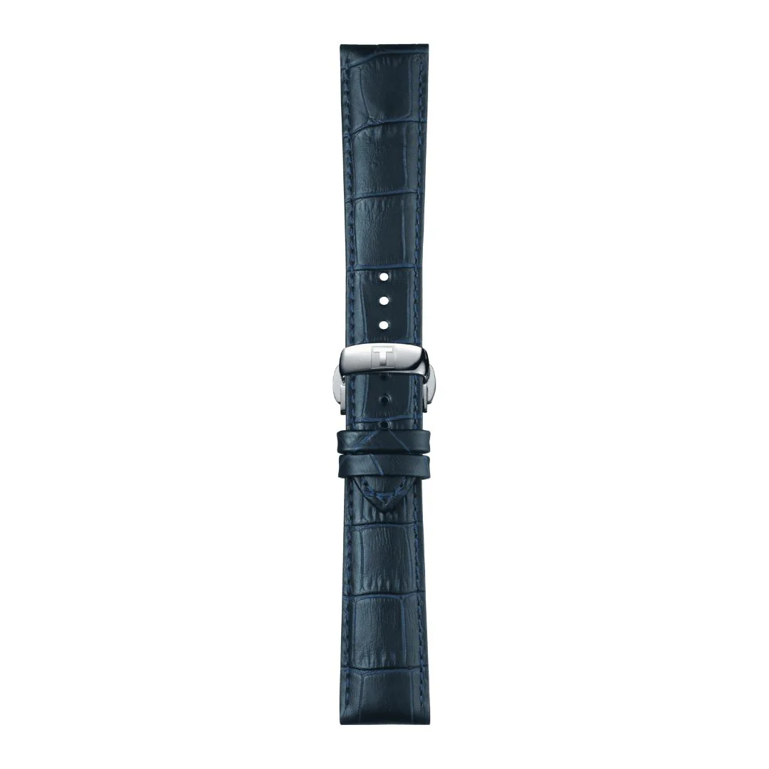 Tissot ranneke, 21 mm, sininen nahka, T852041857 - Image 3
