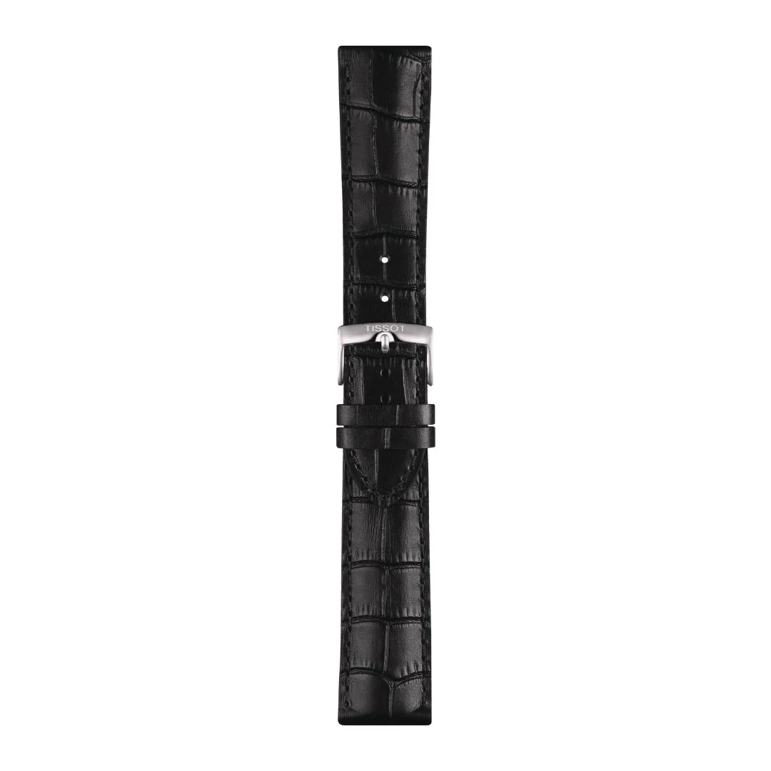 Tissot ranneke, 22 mm, musta nahka, T852041653 - Image 3