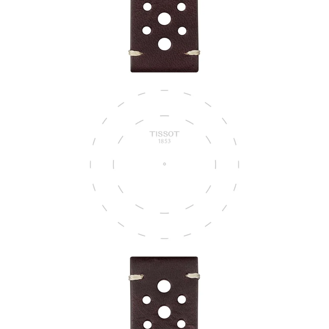 Tissot ranneke, 22 mm, ruskea nahka, T852046777 - Image 2