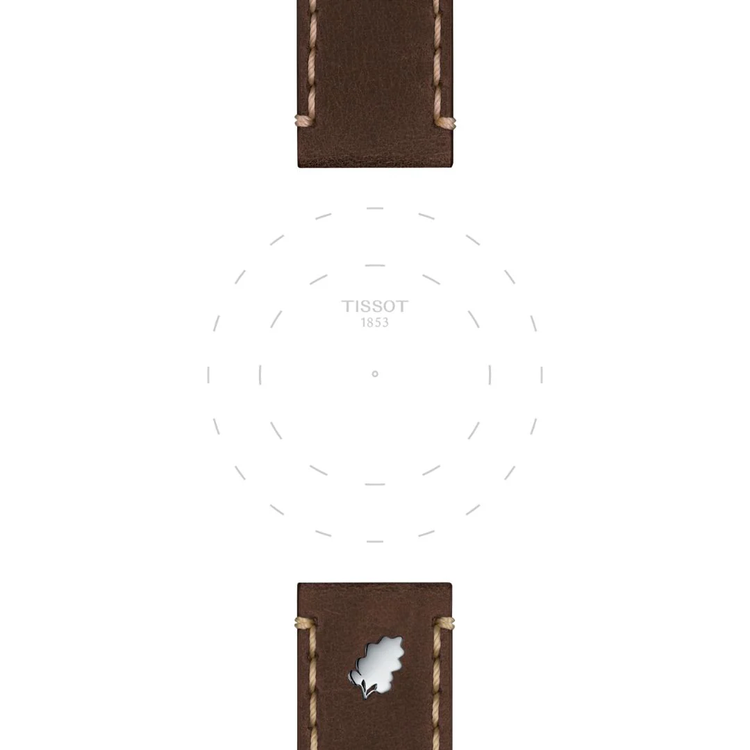 Tissot ranneke, 22 mm, ruskea nahka, T852047749 - Image 2