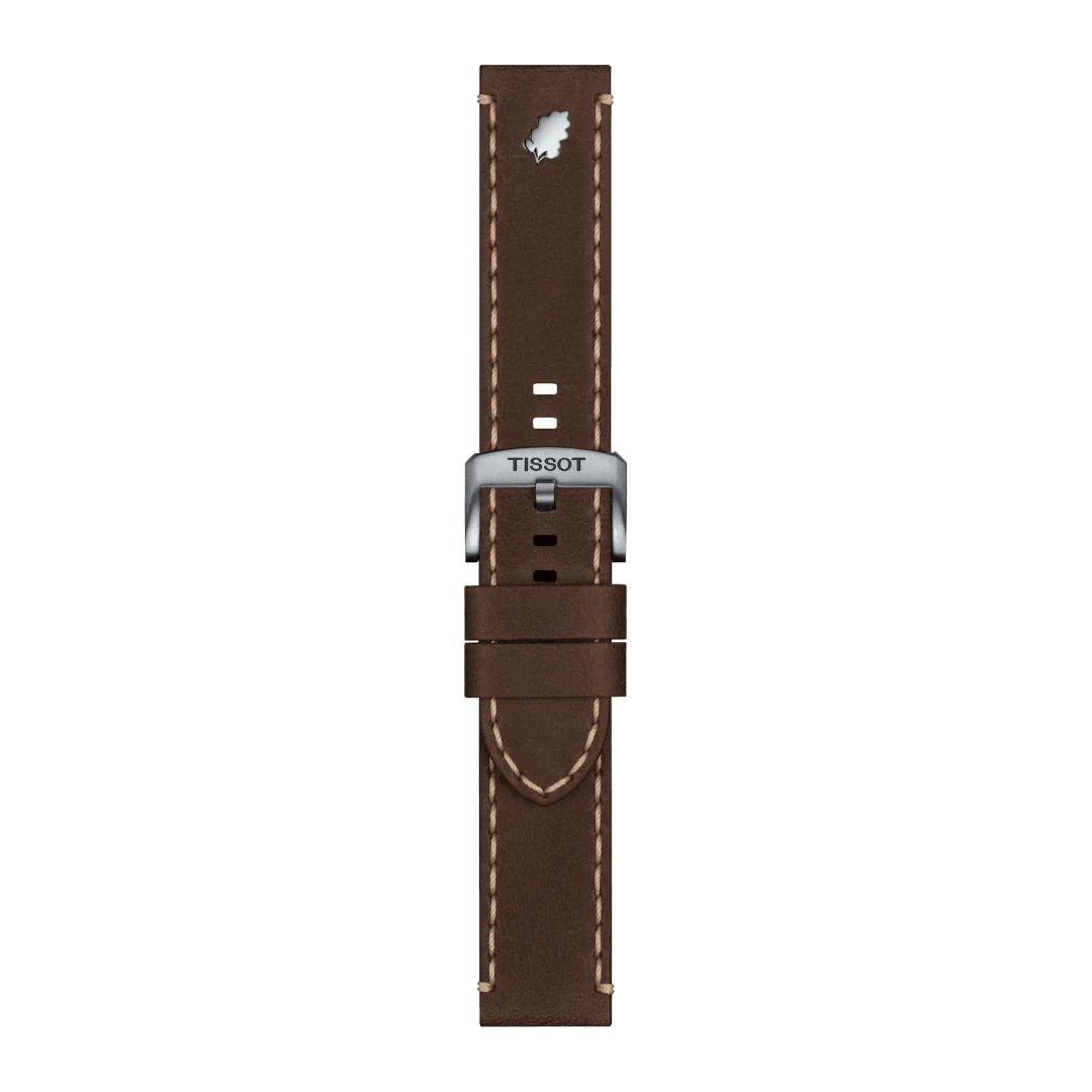 Tissot ranneke, 22 mm, ruskea nahka, T852047749 - Image 3