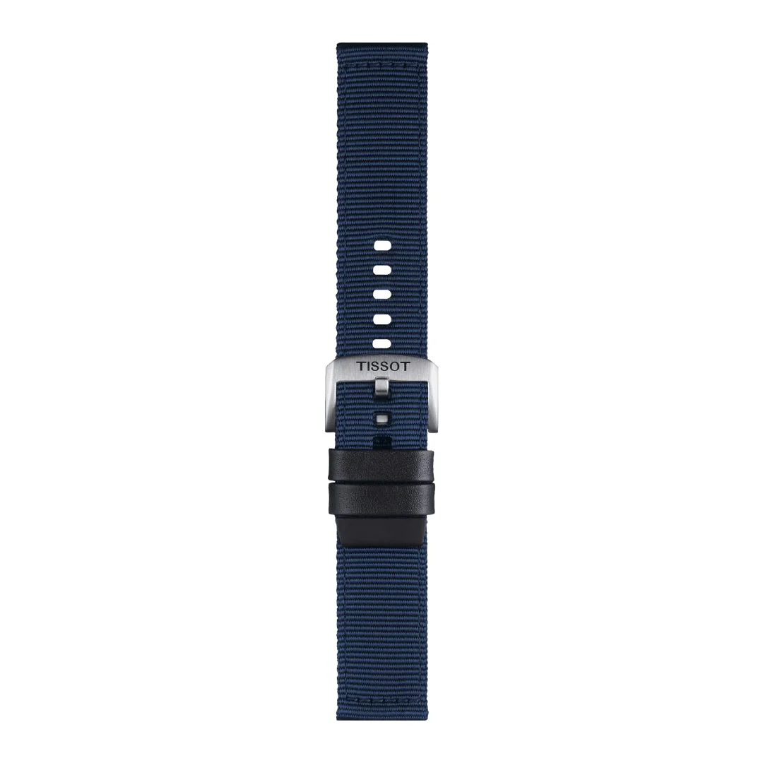 Tissot ranneke, 22 mm, sininen kangas, T852046754 - Image 3