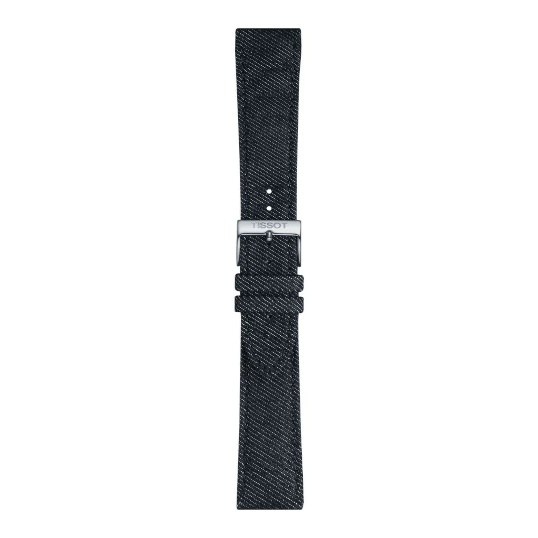 Tissot ranneke, 22 mm, tummansininen kangas, T852046779 - Image 3