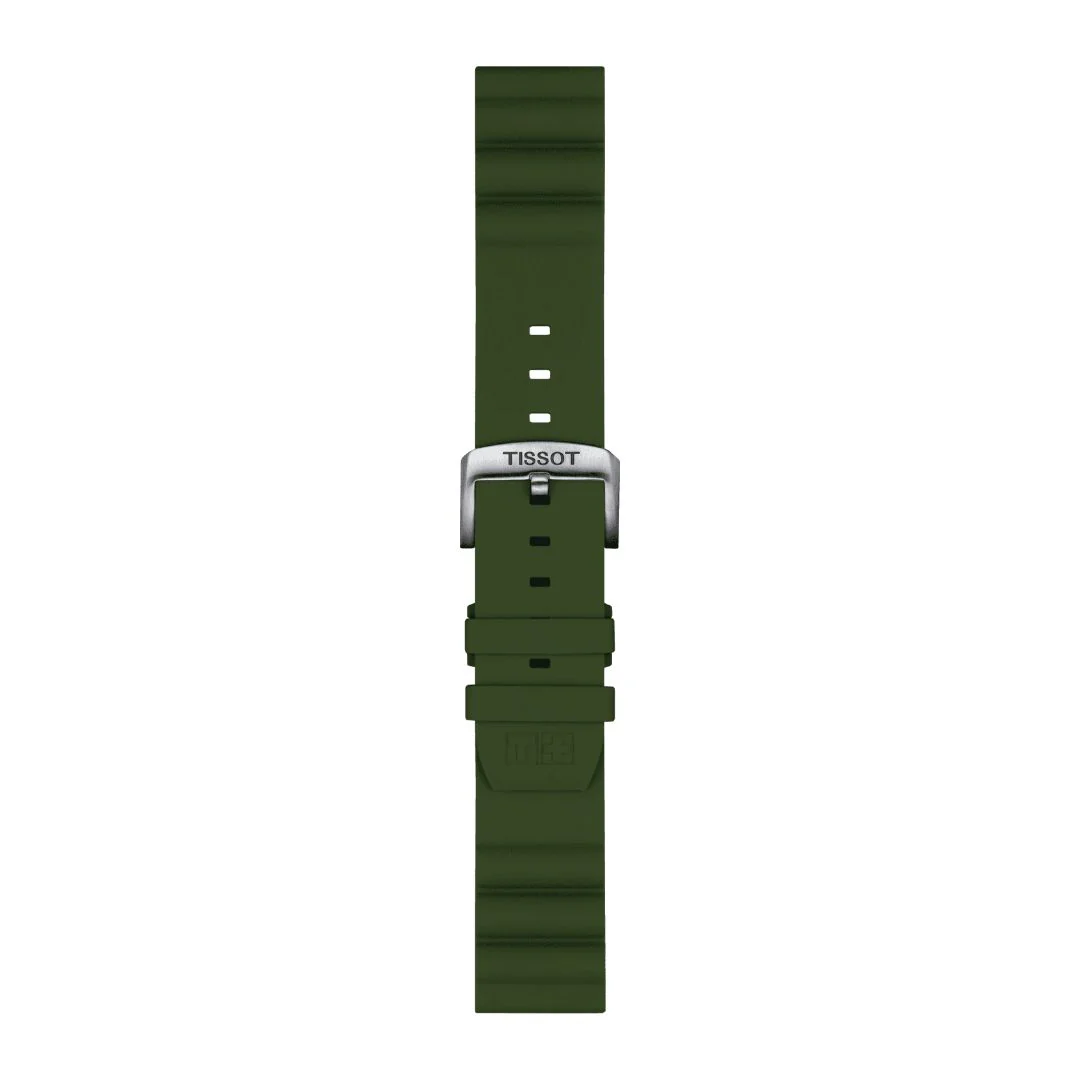 Tissot ranneke, 22 mm, vihreä silikoni, T852047177 - Image 2