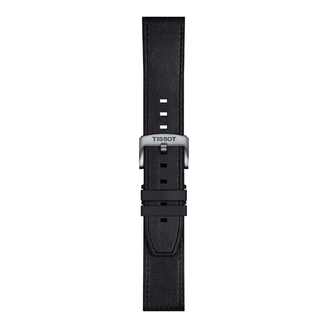 Tissot ranneke, 23 mm, musta nahka, T852047779 - Image 3