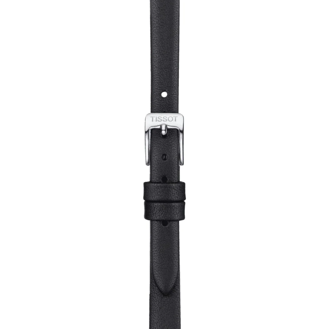 Tissot ranneke, 9 mm, musta nahka, T852043159