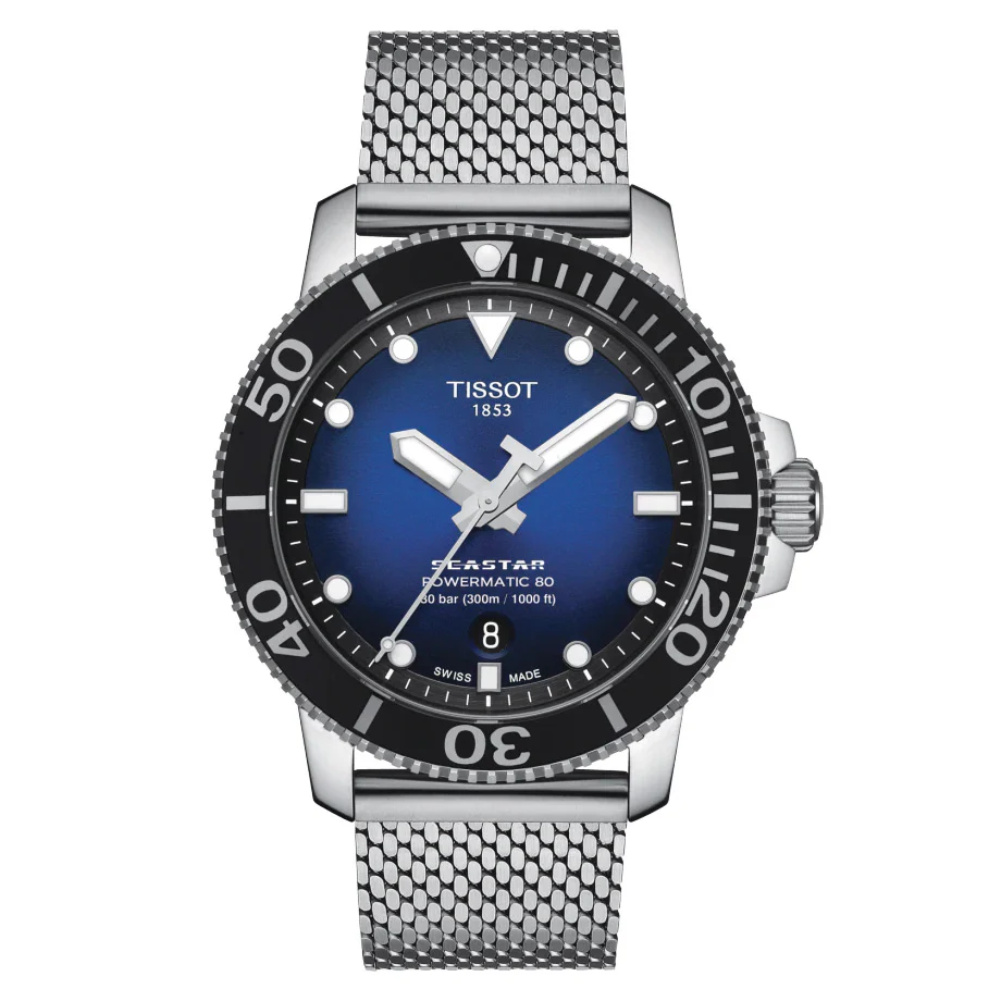 Tissot Seastar 1000 Powermatic 80 T120.407.11.041.02, miesten rannekello