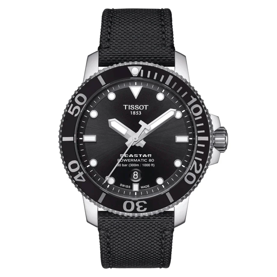 Tissot Seastar 1000 Powermatic 80 T120.407.17.051.00, miesten rannekello