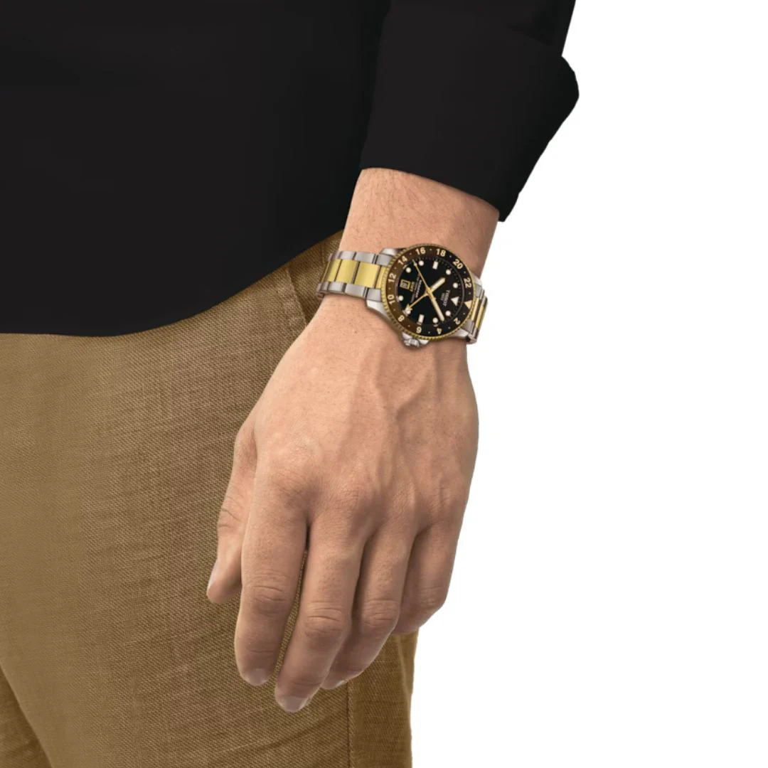 Tissot Seastar 1000 Quartz GMT, T1208522205100 rannekello - Image 4